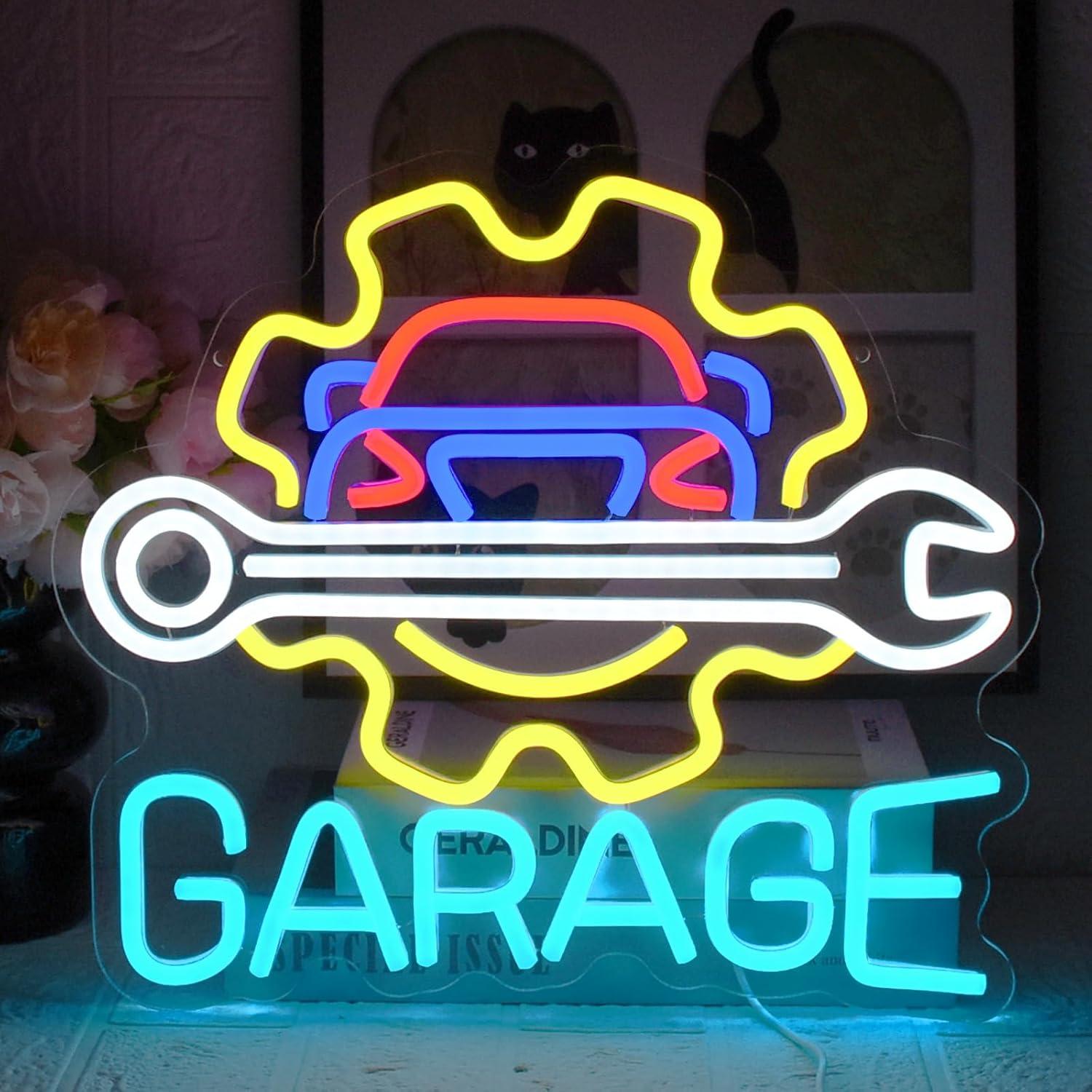 Auto Repair Shop In - Garaj Neon Tabelası USB Güçlü LED