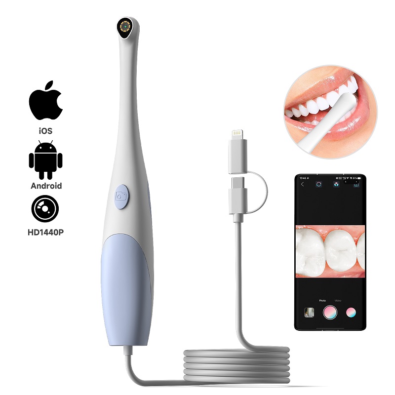 Endoscope Inspection Camera - iPhone için TYPE-C Görsel Oral Kamera