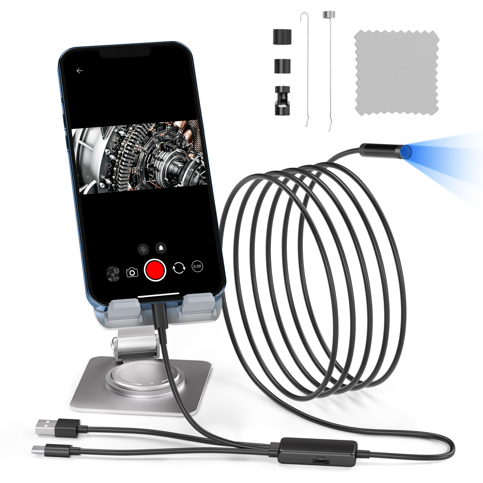 Endoscope Inspection Camera - Yeni Gelen 3'ü 1 Arada 1080P