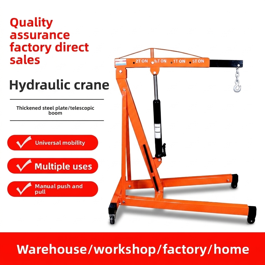 Engine Hoist Crane - Oto Tamir Taşınabilir Katlanabilir Manuel Hidrolik