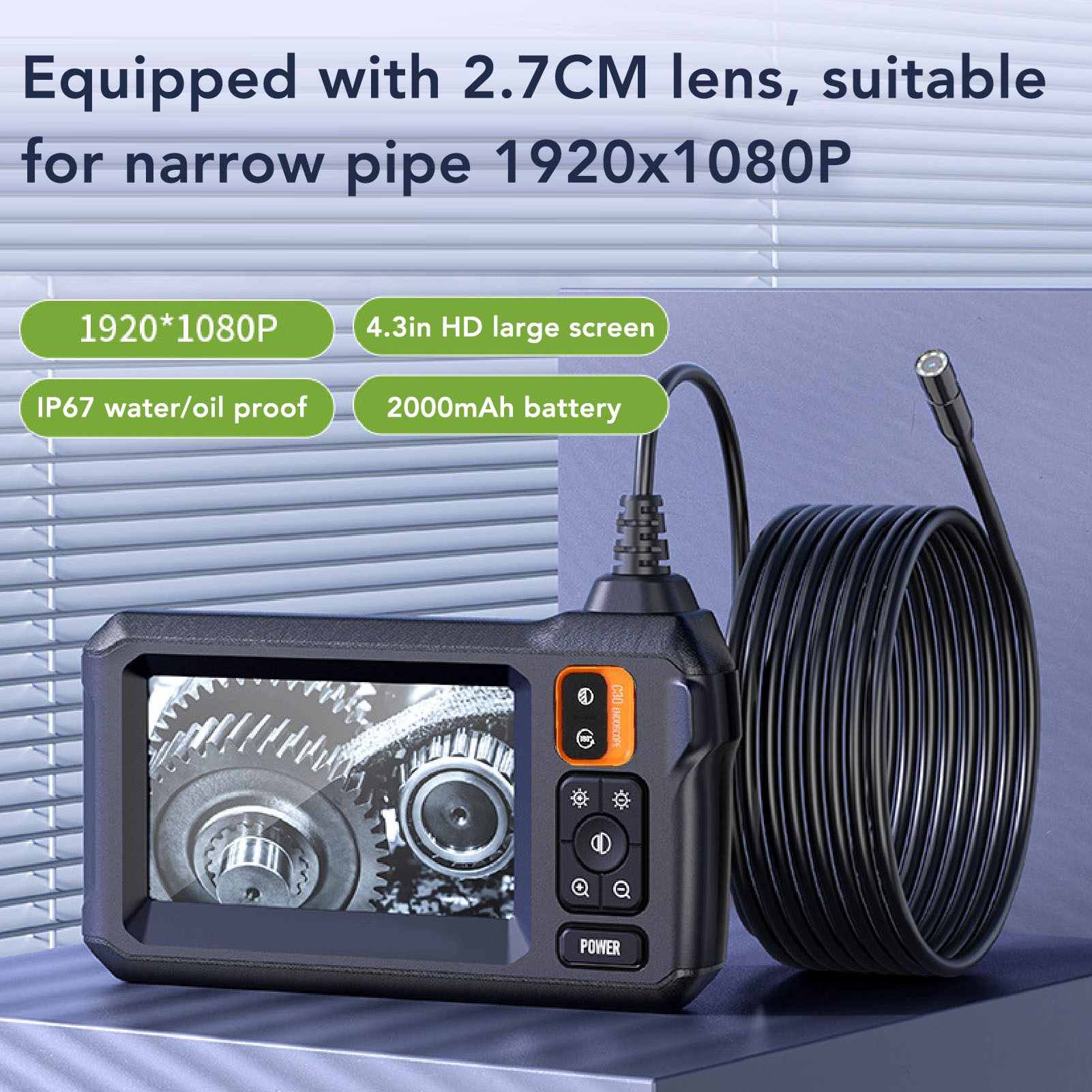 Endoscope Inspection Camera - 1080P HD Muayene Kamerası Işıklı Endoskop