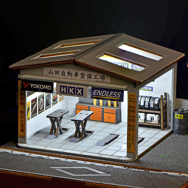 1:64 Ölçekli DIY Oto Tamir Atö - Auto Repair Shop In incelemesi ve fiyatı