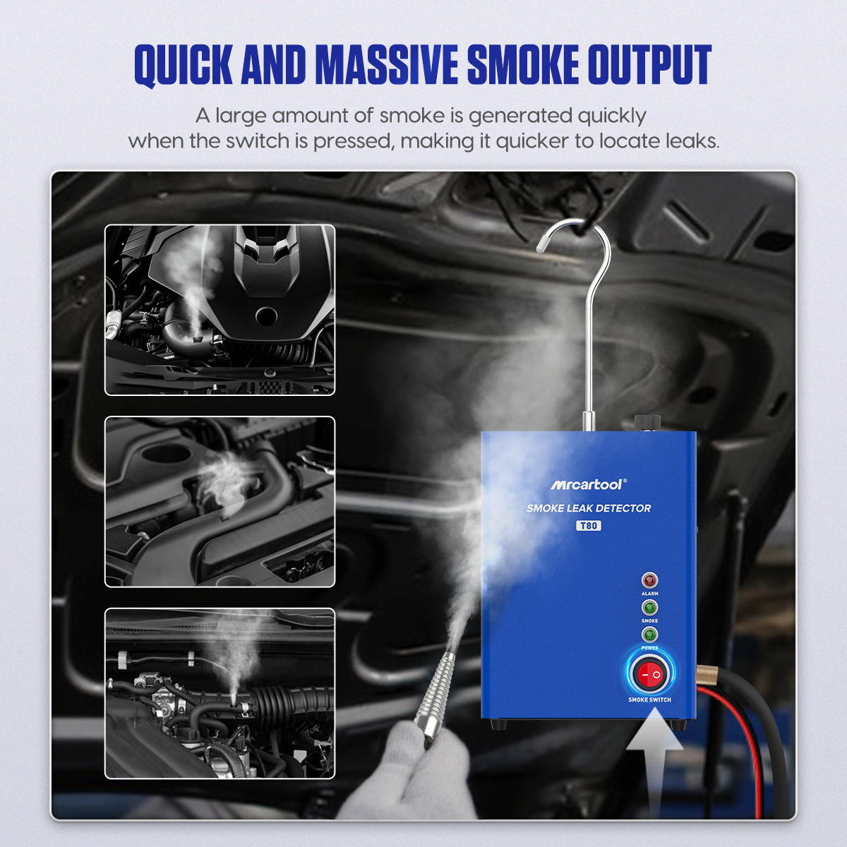 MR CARTOOL Araba Duman Sızıntı - Smoke Leak Detector incelemesi ve fiyatı