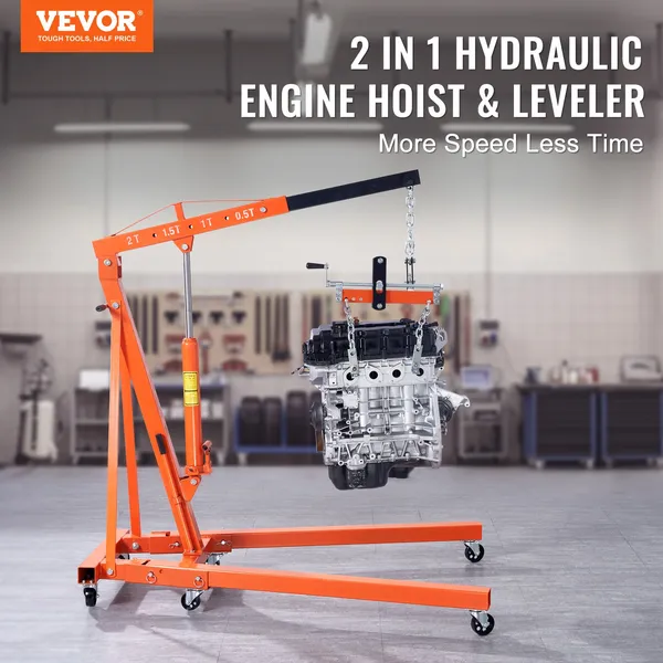 VEVOR Hidrolik Motor Kaldırıcı - Engine Hoist Crane incelemesi ve fiyatı