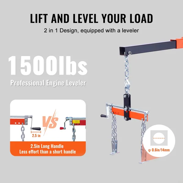 VEVOR Hidrolik Motor Kaldırıcı - Engine Hoist Crane incelemesi ve fiyatı