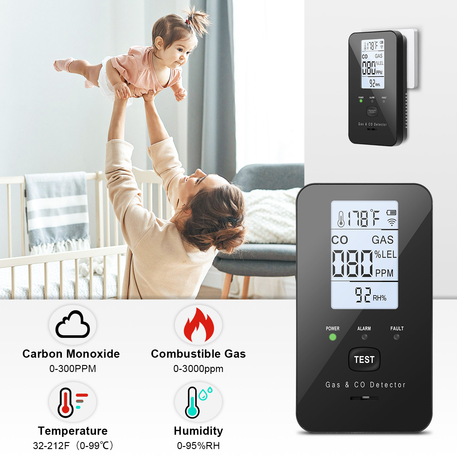 Doğal Gaz ve Karbon Monoksit D - Smoke Leak Detector incelemesi ve fiyatı