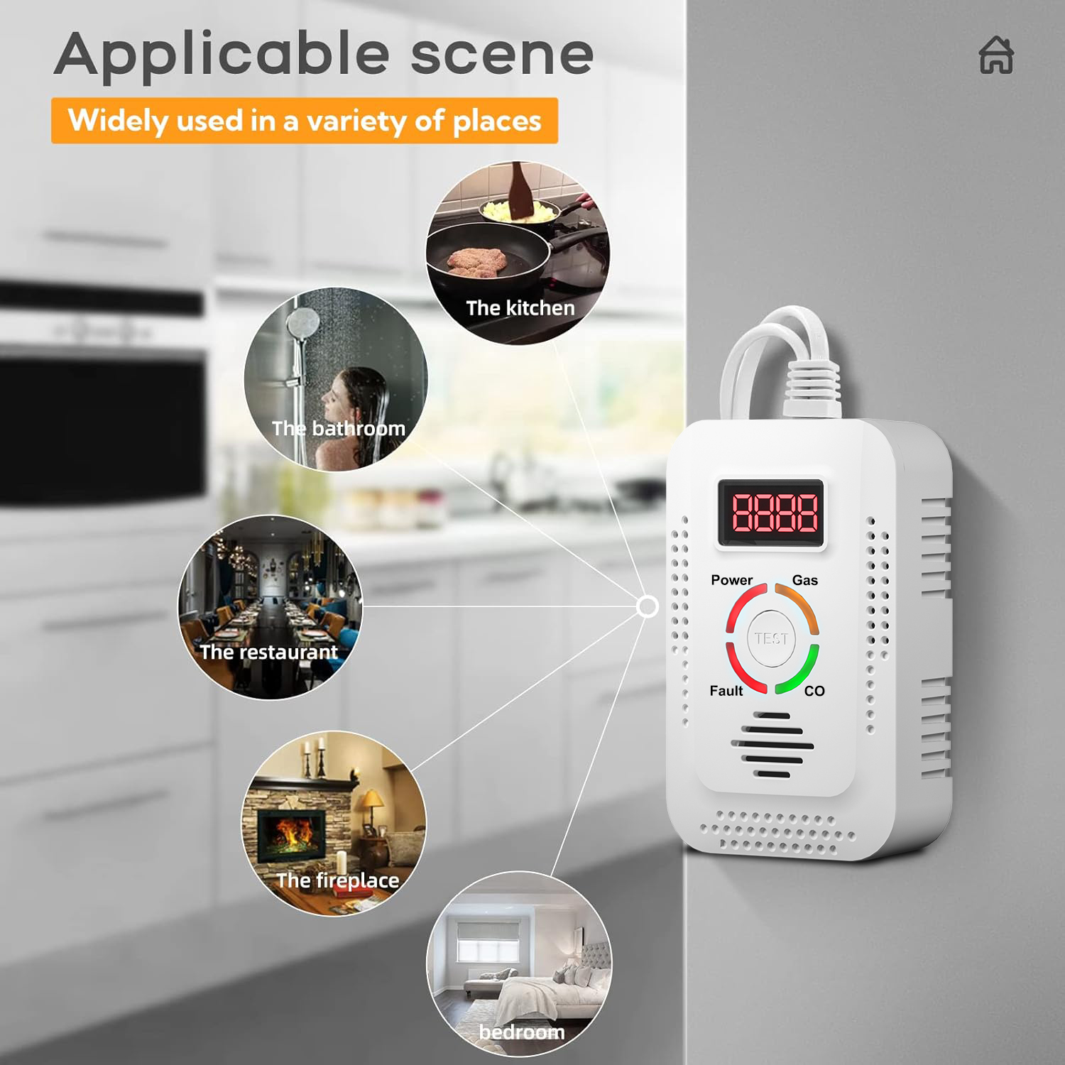 Doğal Gaz Dedektörü 2'si 1 Ara - Smoke Leak Detector incelemesi ve fiyatı